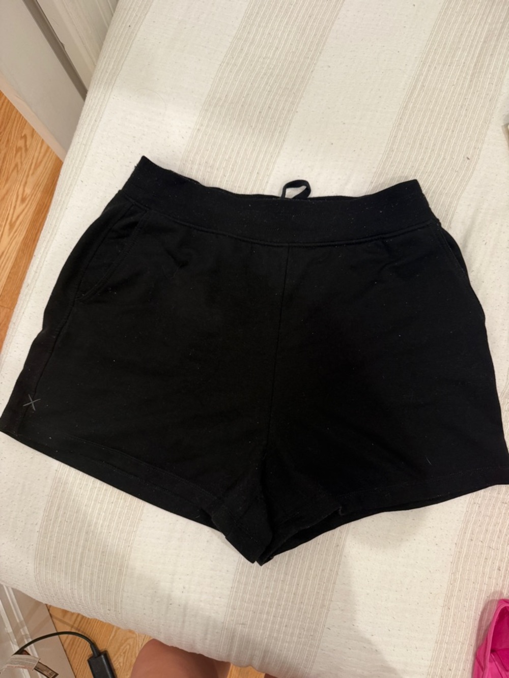 Cuts Clothing Black Athletic Lounge Shorts